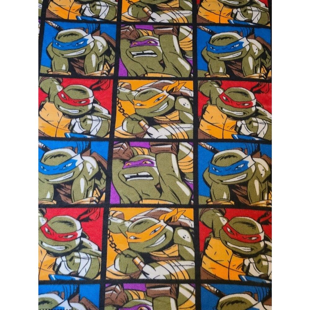 Nickelodeon TMNT Teenage Mutant‎ Ninja Turtles Plush Fleece Throw Blanket36"x46"